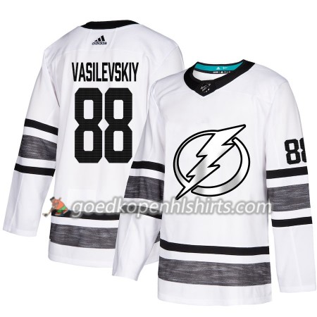 Tampa Bay Lightning Andrei Vasilevskiy 88 2019 All-Star Adidas Wit Authentic Shirt - Mannen